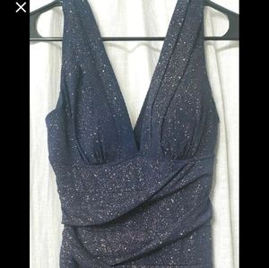Navy blue dress